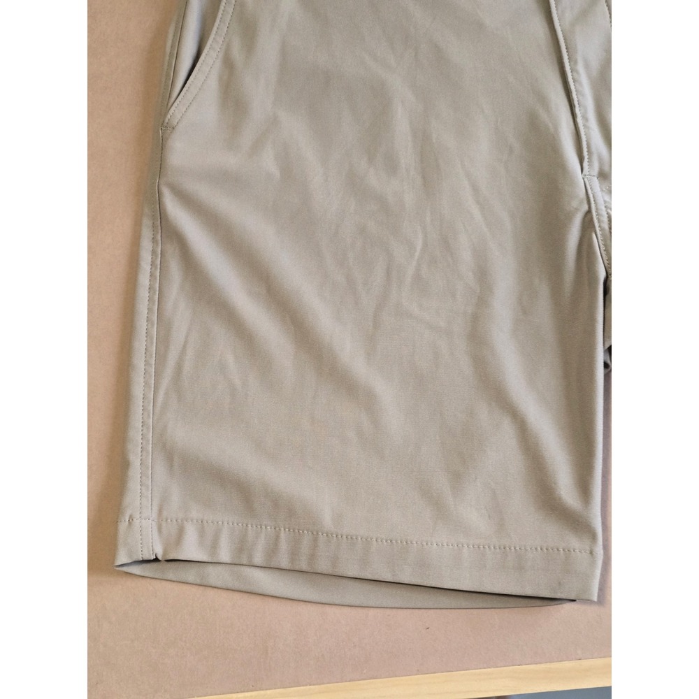 😀Levi Strauss XX Chino Standard Fit Shorts Mens 38 Tan Khaki Flat Front Stretch - Picture 5 of 16